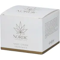 Nordic Cosmetics Vegane Anti-Falten-Creme mit Vitamin E, dermatologisch getestet, tierversuchsfrei