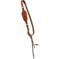 The Hantler Camera Shoulder Strap Cognac / Brass, Large