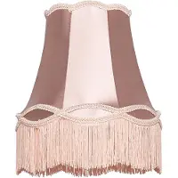 QAZQA Abat-jour en tissu rose 30/18/26 - Granny