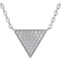 Yolora Collier pour femmes avec pendentif et cristaux Kalpa Camaka - couleur argent - plaqué or blanc 18K - boîte cadeau - cadeau de fête des mères