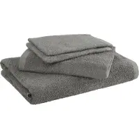 MOODIT Ensemble Linge de Bain MOODIT Troy Grey (Lot de 4)