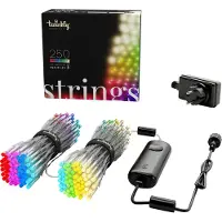 Twinkly Strings (Multicolore + Blanc) Guirlande lumineuse intelligente Wi-Fi/Bluetooth