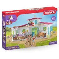 Schleich Centre équestre modulable de Lakeside pour chevaux, coffret figurines avec 115 éléments, 42567 Horse Club