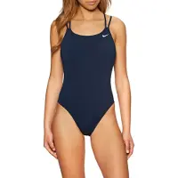 Nike Hydrastrong Solids Spiderback Swimsuit Bleu 30 Femme