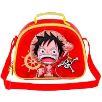 KARACTERMANIA Sac à Goûter 3D - One Piece Luffy - Rouge
