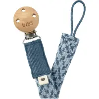 BIBS Paci Braid attache-tétine Petrol / Baby Blue 1 pcs