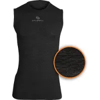 Brubeck T-shirt Base Layer Top Tank, SL10100GRAPHITE, taille : 170