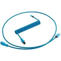 Cablemod Pro Coiled Keyboard Cable Spectrum Blue Micro-USB vers USB type A