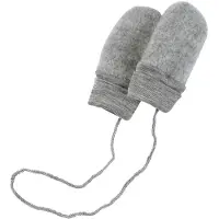 Engel Moufles - Laine - Gris Chiné - - 0-1 an (50-80) - Moufles