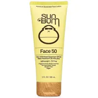 Sun Bum Crème solaire transparente pour le visage SPF 50