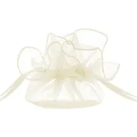 Partyking Organza pouches, cream, 25cm (1 pkt / 10 pc.)