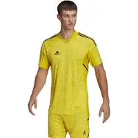 Adidas Hommes, T-shirt de sport, Condivo 22 Promo Maillot de gardien de but homme (L), Jaune, Bleu, L