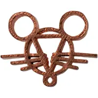 GiantMouse Copper Mouse Head Bead