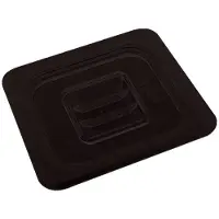 Vogue Couvercle en plastique GN 1/6 noir