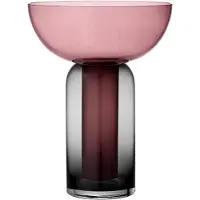 AYTM Torus Vase Black | Rose | Small: Ø15 cm