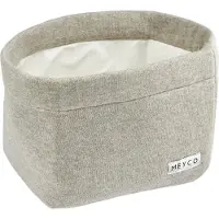 Meyco Knit Basic Panier pour commode Medium Sand Melange | Panier pour commode