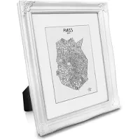 Casa Chic Regent cadre photo rectangulaire 25 x 20 cm photos passe-partout verre rococo
