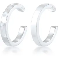 Elli Boucles d'oreilles 'Geo' argent