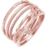 Elli Parure de bijoux or rose