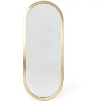 Vt wonen Miroir vtwonen Mirror Oval Gold 20 x 50 cm