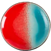 Gastro Assiette Gastro Rouge Bleu Rond 13 cm (6 pièces)