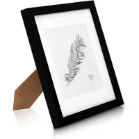 Casa Chic Cannon cadre photo carré 24,4 x 24,4 cm photos passe-partout bois véritable