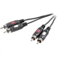 Speaka Professional Câble audio Speaka 2x RCA 0.5 m (0.50 m, Câbles Cinch)