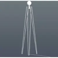 Grupa Products Model Lampadaire Model 2 | White | White