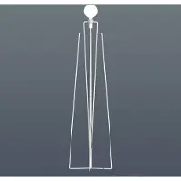Grupa Products Model Lampadaire Model 1 | White | Black