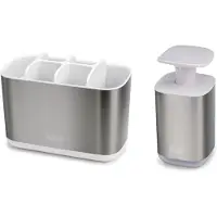 Joseph Joseph Organisateur de Salle de Bain Joseph Joseph Giftset Bathroom Beauties Silver (2 pièces)
