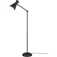 TRIO Lampe de lecture noire Enzo