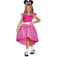 Disney Disguise Costume Rose Disney Minnie Mouse Pour Enfants, Costume Officiel Disney Sous Licence Par, Inclut Un Serre-Tête Minnie, En Matière Douce, 5-6 Ans