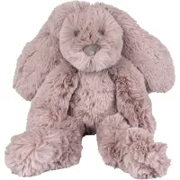 Happy horse Doudou Lapin recyclé Rose 38cm - Jouet durable Alt Lila