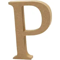 Creativ Company Letter P MDF 8cm, 1st.