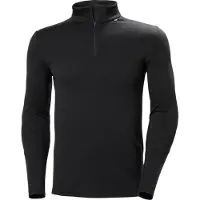 Helly Hansen Lifa Merino Midweight 1/2 Zip, hommes, noir