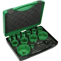 HiKOKI Kit de scie cloche 752177 13 pièces en cassette - BI-Metal