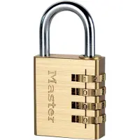 Master Lock 604eurd 40 Mm Combination Padlock Doré