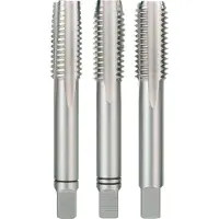 RUKO 230120 Taraud manuel 3 pièces métrique M12 x 1.75 coupe à droite DIN 352 HSS 1 set