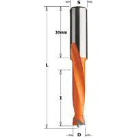 Cmt 311.100.12 Dübelbohrer HW 10mm, Schaft 10x30 links (10 millimètres)