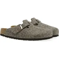 Birkenstock Mule 'Boston' brun foncé