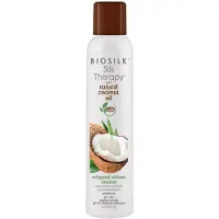 Biosilk Silk Therapy with Coconut Oil Whipped Volume Mousse mousse volumisante pour cheveux à l'huile de coco 227 g