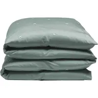 Yumeko - Housse de Couette/Edredon enfant - Satin De Coton - 100x135 - Vert