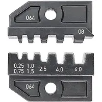 Knipex 97 49 08 - Matrice de sertissage pour embouts de câble isolés et non isolés
