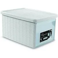 Stefanplast 1 X BOÎTE POLYVALENTE eLeGANCE moyen 29 x 39 xh 21 cm blanc