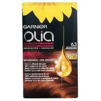 Garnier Permanent Coloration OLIA 6.3 Blond foncé Dorado. Découvrez une nouvelle expérience capillaire avec ce ammoniac libre coloration per