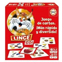 Educa - Lince Go, version cartes, un jeu de société familial qui teste les réflexes, à partir de 6 ans (18712)
