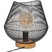 Generique Lampe De Table Noire E27 Col. 'jena' 28x26cm