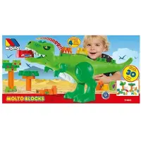 MOLTO Dinosourium Blocks 30 Pieces Multicolore Enfants
