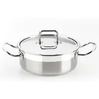 BRA Monix Professional pot en acier inoxydable 22 cm - 3l
