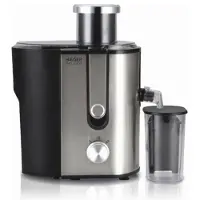 Haeger JE-600.002B Centrifugeuse 600 W Noir, Acier satiné